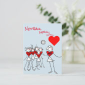 Positions du joueur WD Love Netball Clipart Carte  (Debout devant)