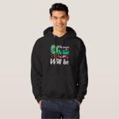 Positive Affirmation Mint Ice Cream Hoodie (Voorkant volledig)