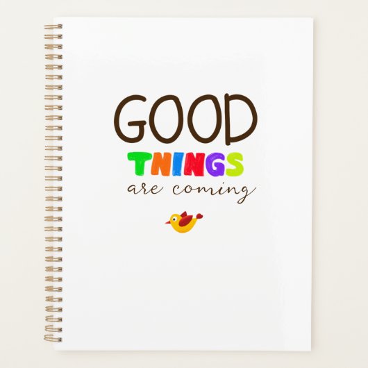 Positive Affirmation Personalized Planner (Devant)