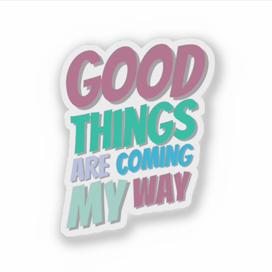 Positive Affirmation Sticker  (Voorkant)