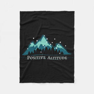 Positive Altitude Mountain Climbing  Fleece Deken