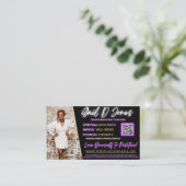 Positive Love Heals Carte de visite Standard (Debout devant)