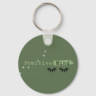 Positive Mind - Green Key Ring Sleutelhanger