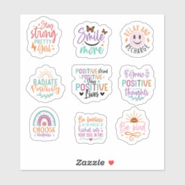 Positive Motivation Custom-Cut Vinyl Sticker