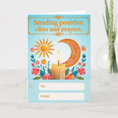POSITIVE PRAYERS & VIBES CARD KAART (Voorkant)