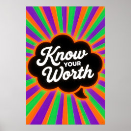 Positive Quote Pop Art Poster