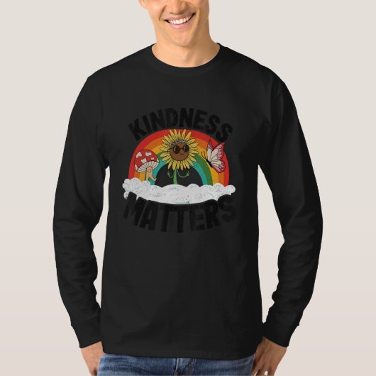 Positive Sped Teacher Anti Bullying Rainbow Kindne T-shirt (Voorkant)