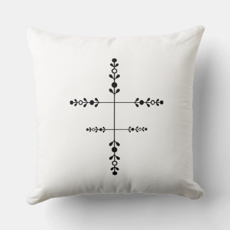 Positive Sunshine Art – Bright Happy Sun and Flowe Kussen