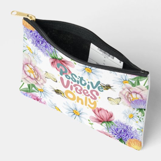Positive Vibes Small Pouch Etui (Open)