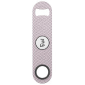 Positive words add initials pink speed flessenopener (Achterkant)