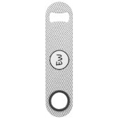 Positive words add initials white speed flessenopener (Achterkant)