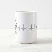positivité en utilisant cette élégante tasse blanc (Centre)
