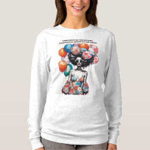 Positiviteit aan de buitenkant - grappig t-shirt