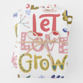 Positiviteit Bloemassortiment Inpakpapier Vel (In situ)