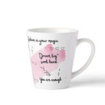 Positiviteit Boost Roze Latte Mok