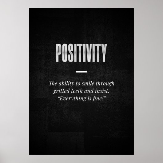 Positiviteit Poster (Voorkant)