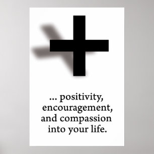 Positiviteit toevoegen poster