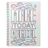 Positiviteit voor geestelijke gezondheid citeert n notitieboek (Voorkant)