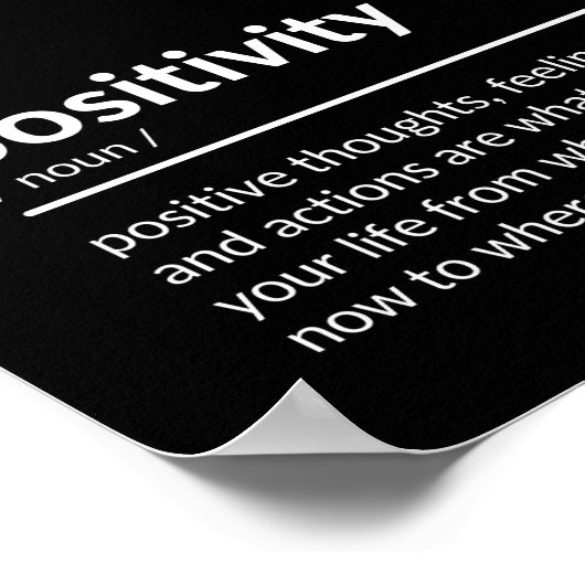 Positiviteitscijfer Poster (Hoek)