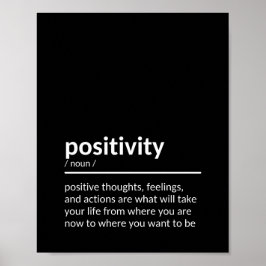 Positiviteitscijfer Poster