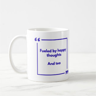 Positiviteitsmok - Aangedreven door gelukkige geda Koffiemok