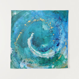 Positivity Portal - Art Tapestry -Square Design Wandkleed