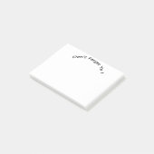 PosItNotes- Niet vergeten om Post-it® Notes (Schuin)