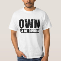 Posséder ou être T-shirt (noir-affligé) possédé de