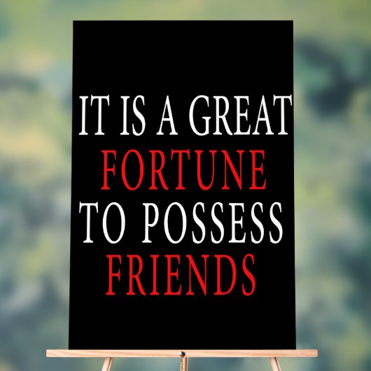 posséder un ami Acrylique (Neutre)