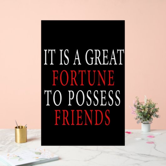 posséder un ami Acrylique (Mariage)