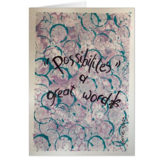 Possibilités 2 (Devant)