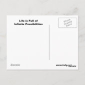 Possibilités infinies Carte postale (Dos)
