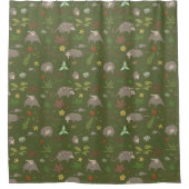 Possum dans un champ de Berry dans rideau de douch (Devant)