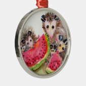 Possum Family Picnic Ornament (Rechts)