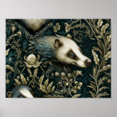 Possum Forêt Animal Caché | Impression murale Poss (Devant)