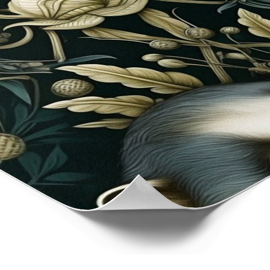 Possum Forêt Animal Caché | Impression murale Poss (Coin)