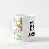 Possum Grenouille Florale Chicks Mug (Devant gauche)