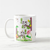 Possum Grenouille Florale Chicks Mug (Gauche)