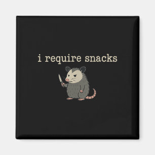 Possum Ik heb snacks nodig Magneet