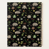 Possum in a Berry Field in Black Planner (Achterkant)