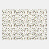 Possum in a Berry Field in White Inpakpapier Vel (Voorkant)