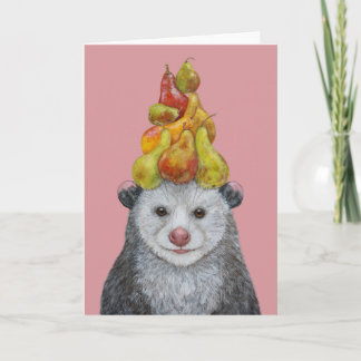 Possum met een Kaart van de peerboom