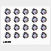 Possum Opossum Ronde Sticker (Vel)