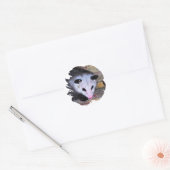 Possum Opossum Ronde Sticker (Envelop)