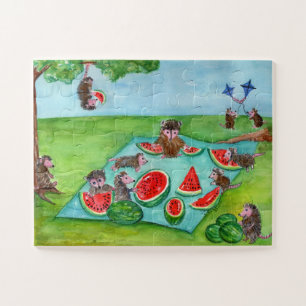 Possum Picnic Puzzle Legpuzzel