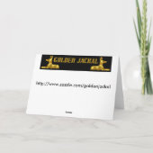 Possum ring staart possum blanco kaart notecard (Achterkant)