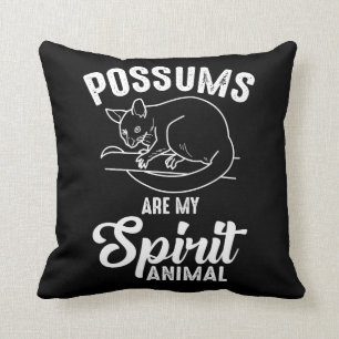 Possum Spirit Animal - Opossum Animal Fan Kussen