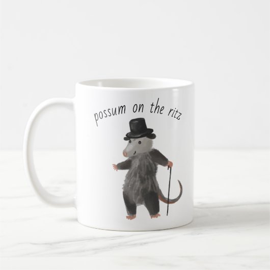Possum sur la tasse de café Ritz (Gauche)