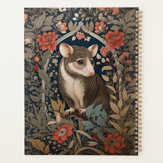 Possum William Morris Inspiré Floral (Dos)