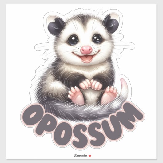 POSSUME - STICKER DE NURSERY (Feuille)
